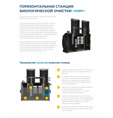 ВЕРТИКАЛЬНАЯ СТАНЦИЯ БИОЛОГИЧЕСКОЙ ОЧИСТКИ ЭКОМИР-3