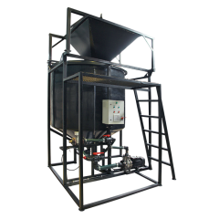 Стационарный растворный узел на 3'000-5'000 литров с гидромеханической системой смешивания, оптимальной системой загрузки и выгрузки