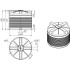 Емкость пластиковая для воды объемом 4500 литров